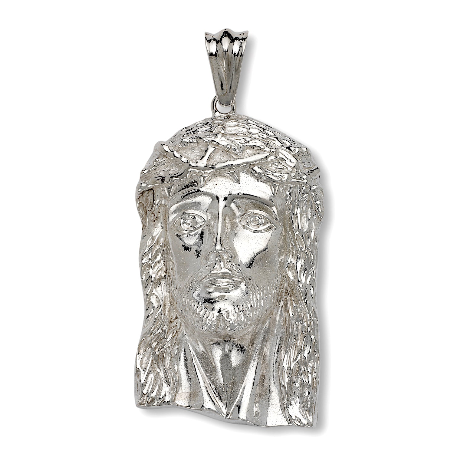 Jesus Head 925 Sterling Silver pendant – Betterjewelry