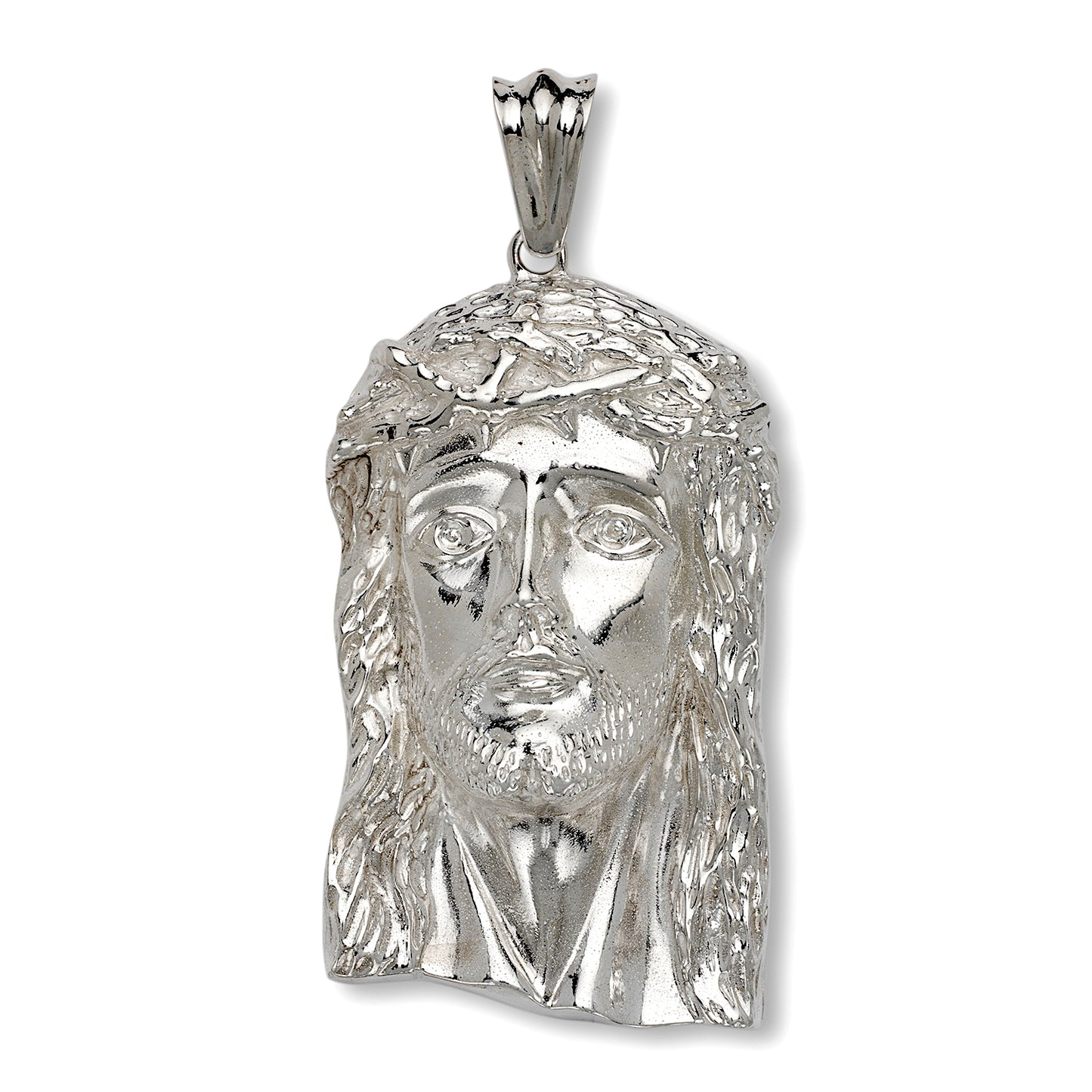 Jesus Head 925 Sterling Silver pendant