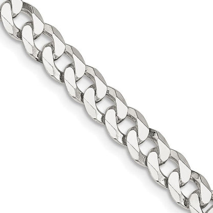Better Jewelry Solid .925 Sterling Silver Curb Chain Bracelet