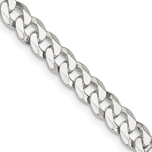 Better Jewelry Solid .925 Sterling Silver Curb Chain Bracelet