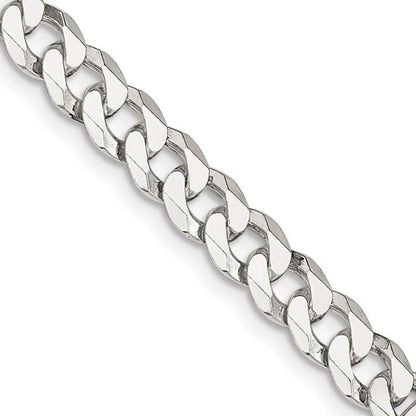 Curb .925 Sterling Silver Chain Bracelet