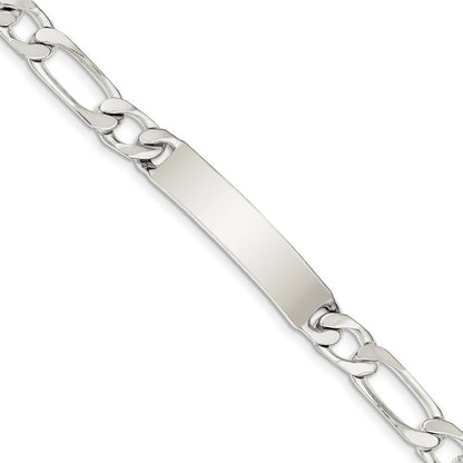 Better Jewelry .925 Sterling Silver Figaro ID bracelet