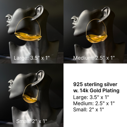 Fulani Solid .925 Sterling Silver Earrings