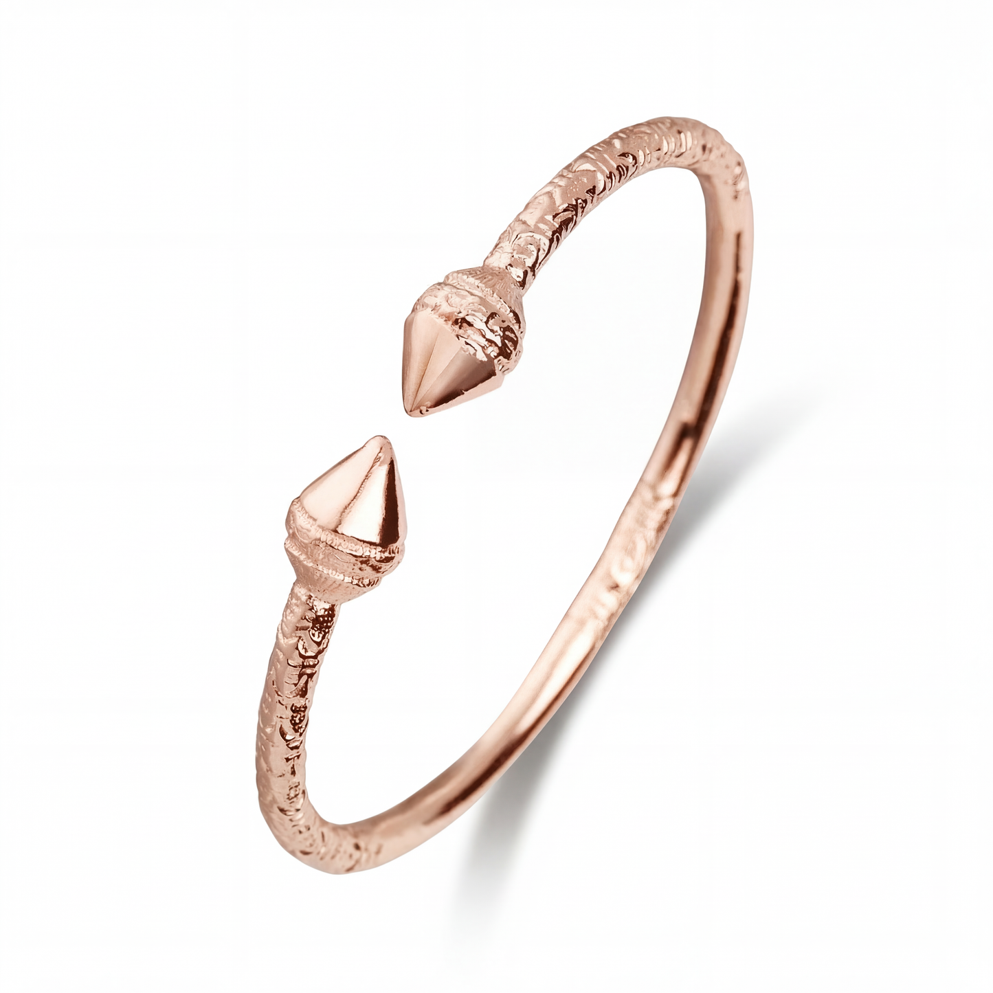 Spear Ends Pure Copper West Indian Bangle, 1 piece