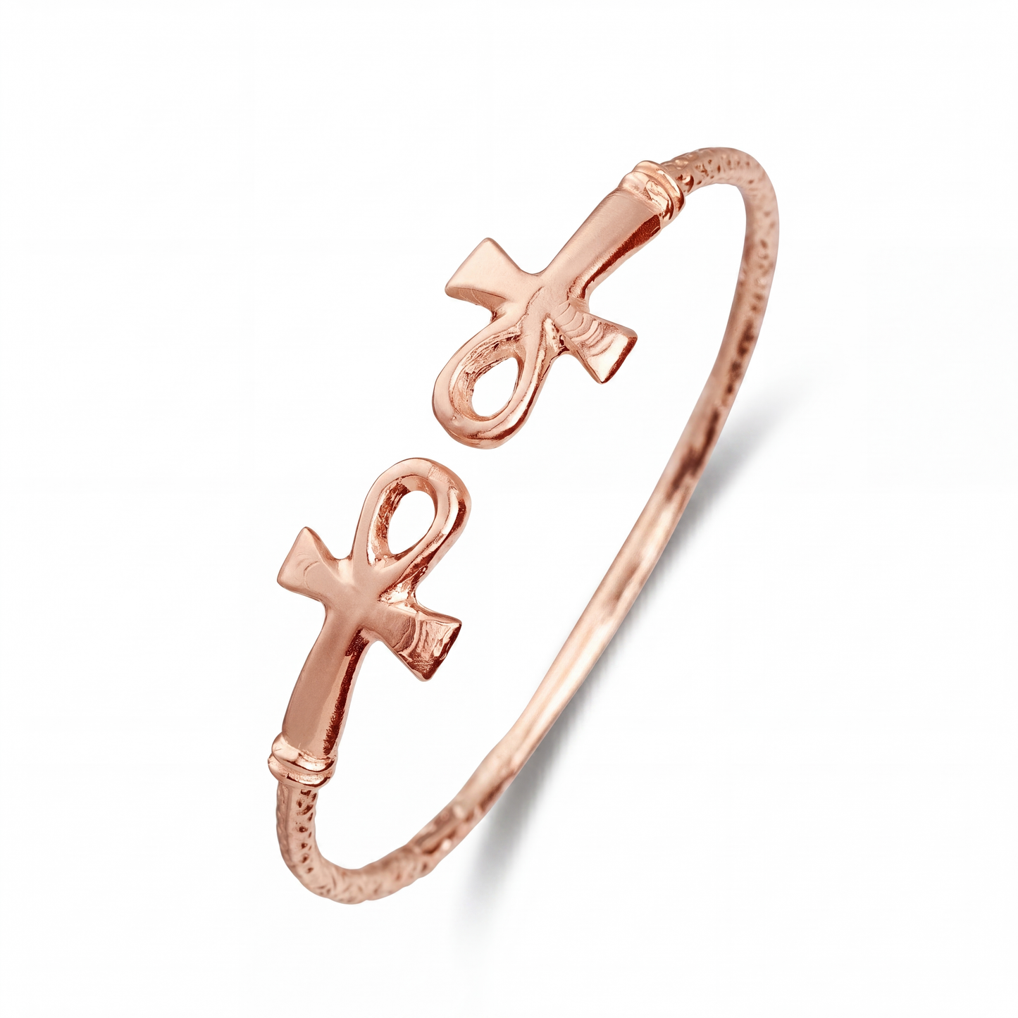 Ankh Pure Copper West Indian Bangle, 1 piece