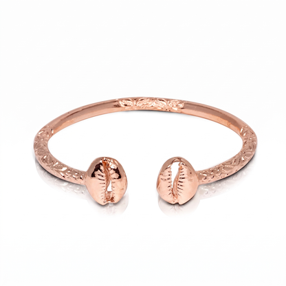Better Jewelry Solid Copper Cowrie Shell Bangle, 1 piece