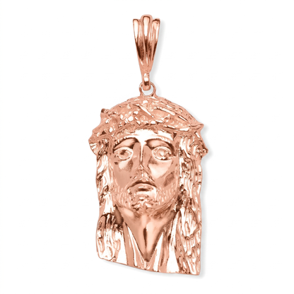 Jesus Head Solid Copper pendant