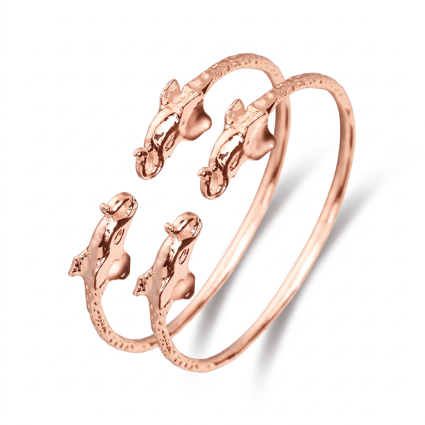 Better Jewelry Elephant Copper West Indian BABY Bangles, 1 pair