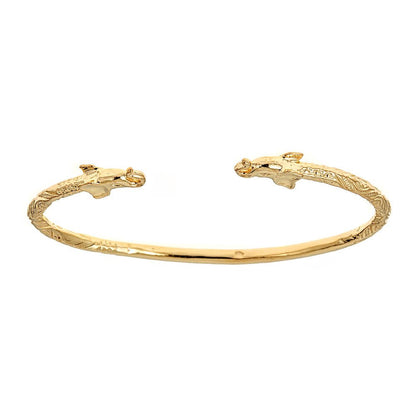 Better Jewelry Elephant .925 Sterling Silver West Indian Bangle, 1 piece