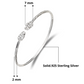 Better Jewelry Grape Bunch Ends .925 Sterling Silver West Indian Bangle - 1 PIECE