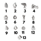 Better Jewelry Mix and Match Custom 2mm Silver Bangle (1 piece)