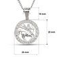 Better Jewelry .925 Sterling Silver Zodiac Sign Necklace