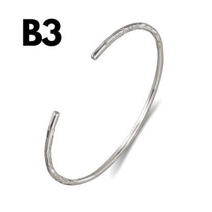 Better Jewelry Mix and Match Custom 2mm Silver Bangle (1 piece)