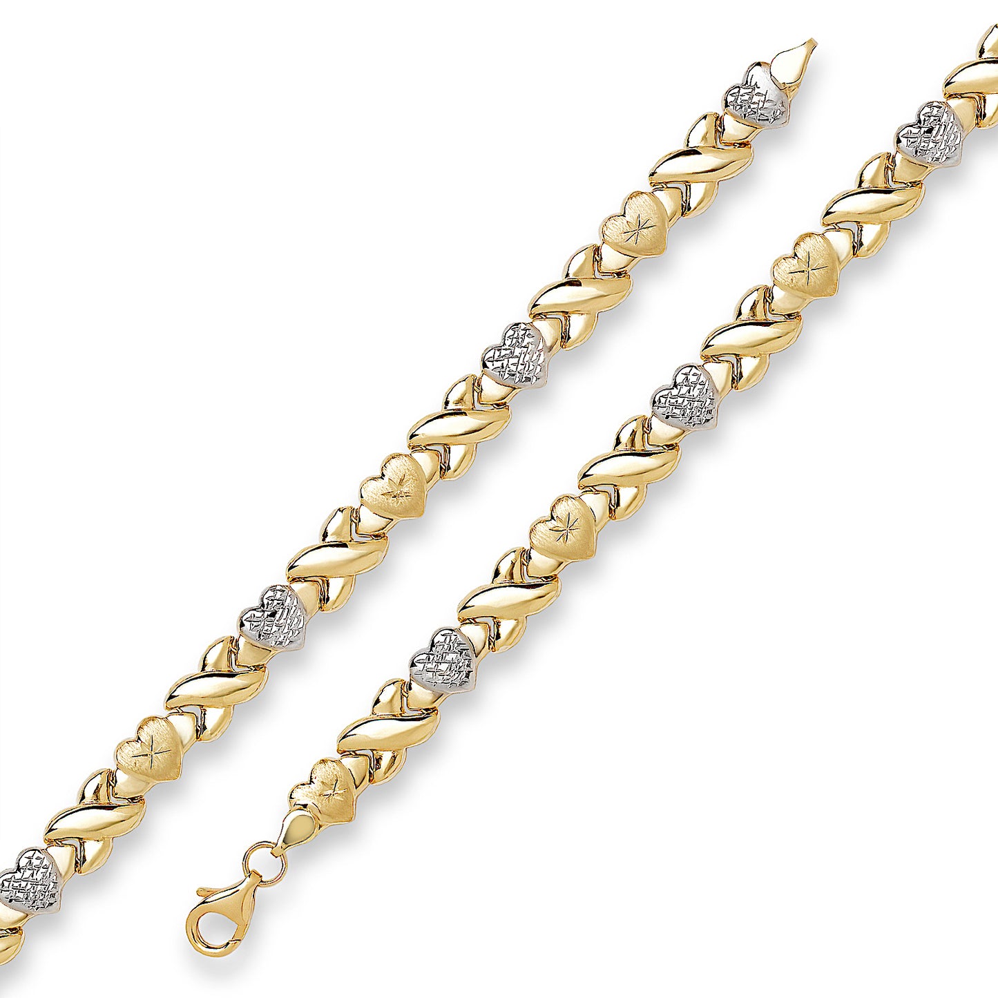 Better Jewelry 10K Yellow Gold "XO" Bracelet