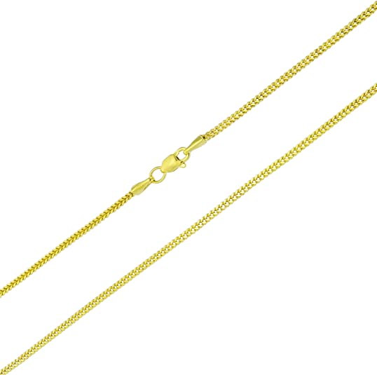 Better Jewelry 10K Gold 1.5mm Franco Chain