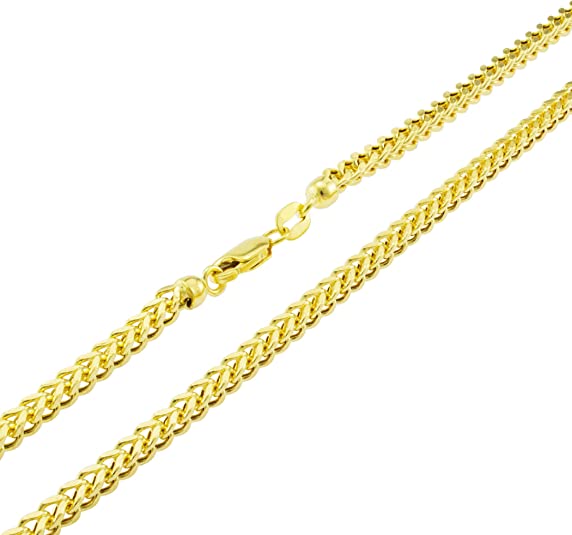Better Jewelry 10K Gold 3mm Franco Chain