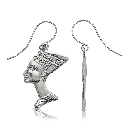 Queen Nefertiti earrings .925 Sterling Silver - Betterjewelry