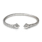 Better Jewelry THICK PYRAMID COILED ROPE WEST INDIAN BANGLE .925 STERLING SILVER BANGLES (MADE IN USA), 1 piece