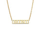 Better Jewelry Block 10K Gold Nameplate Necklace