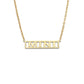 Better Jewelry Block 14K Gold Nameplate Necklace