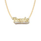 Better Jewelry 10K Gold Double Nameplate Necklace