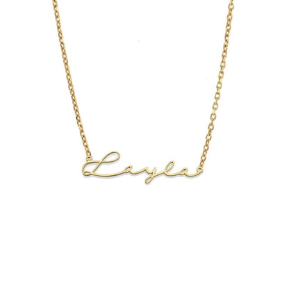 Better Jewelry Signature 10K Gold Name Necklace