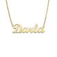 Better Jewelry Classic Style 10K Gold Nameplate Necklace