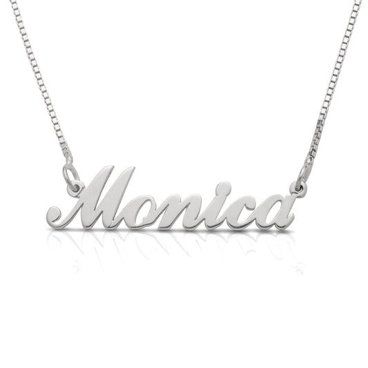 Better Jewelry Personalized .925 Sterling Silver Cursive Name Necklace (MADE IN USA)