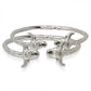 Better Jewelry Bull Ends .925 Sterling Silver West Indian Bangles - PAIR (Made in USA)