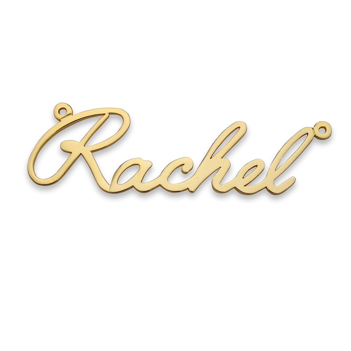 Better Jewelry Angelface 10K Gold Nameplate Necklace