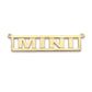 Better Jewelry Block 14K Gold Nameplate Necklace