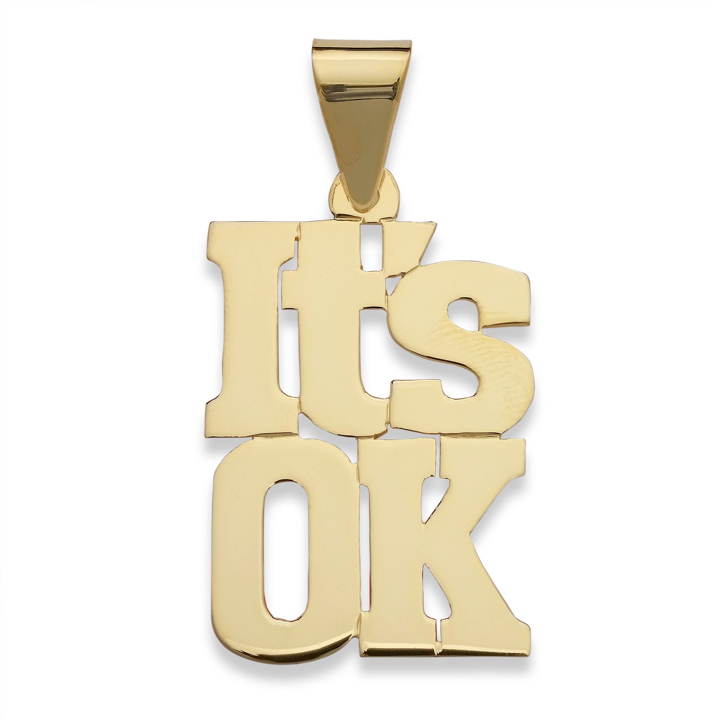 Better Jewelry 10K Gold Pendant "It's OK"