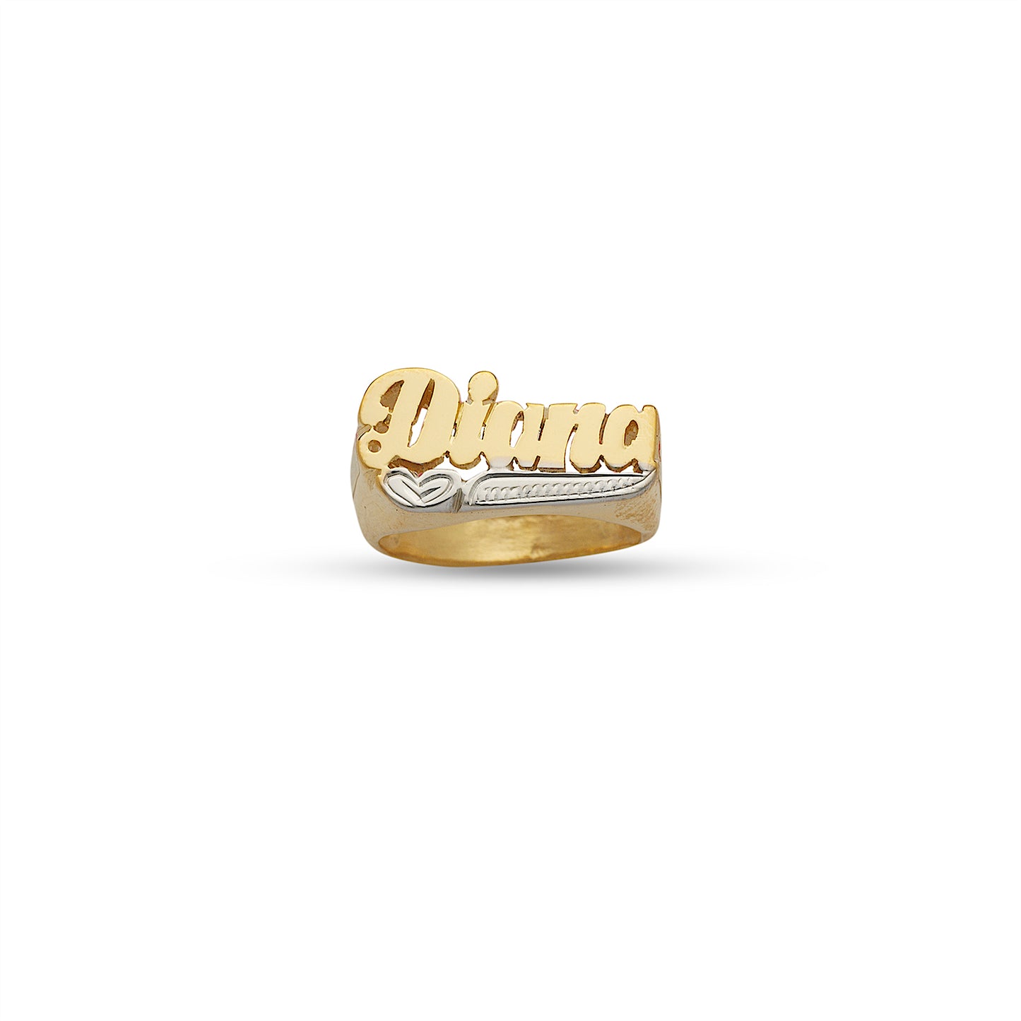 Better Jewelry Script Baby 10K Gold Name Ring