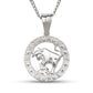 Better Jewelry .925 Sterling Silver Zodiac Sign Necklace