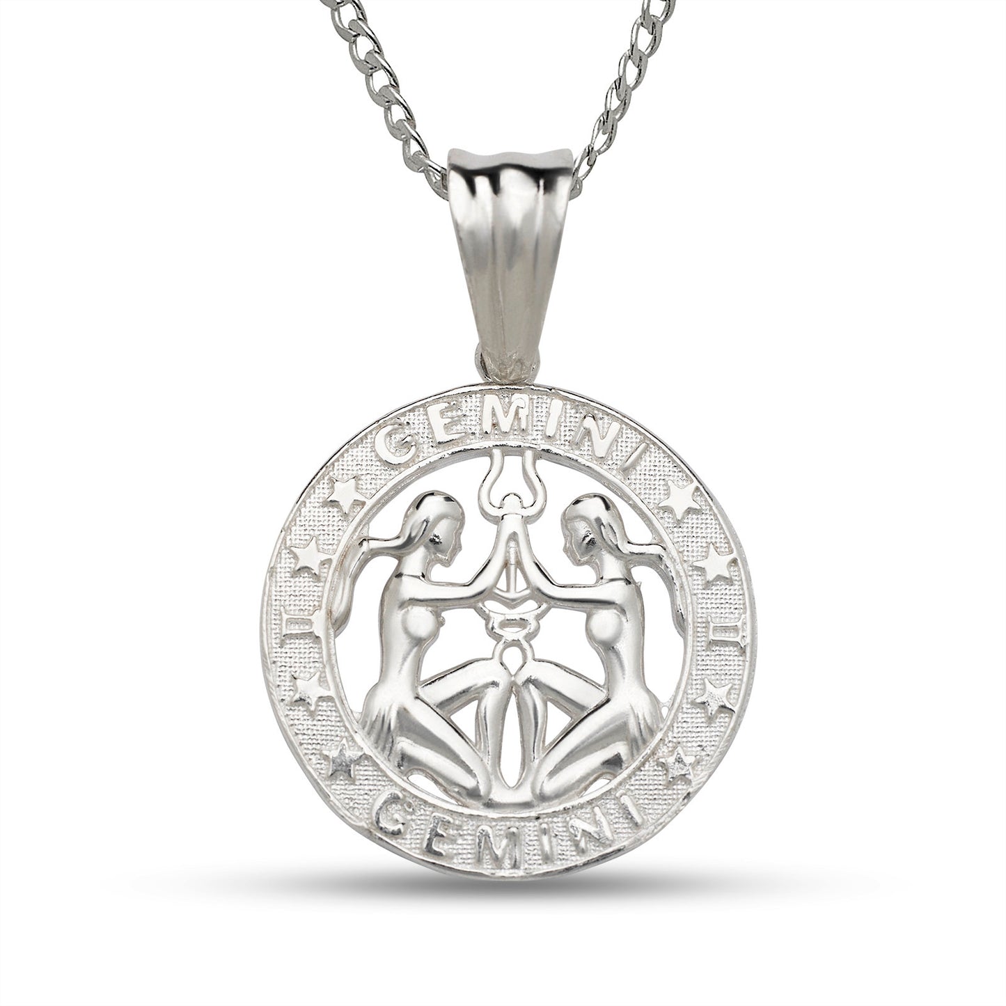 Better Jewelry .925 Sterling Silver Zodiac Sign Necklace