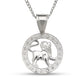 Better Jewelry .925 Sterling Silver Zodiac Sign Necklace