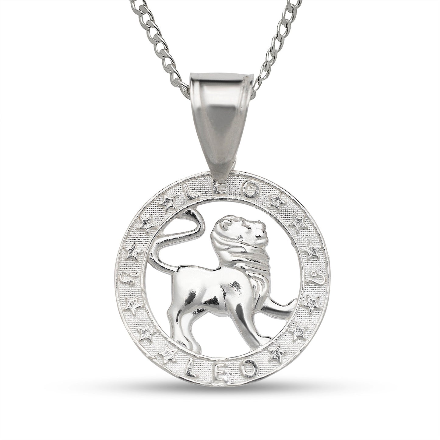 Better Jewelry .925 Sterling Silver Zodiac Sign Necklace