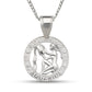 Better Jewelry .925 Sterling Silver Zodiac Sign Necklace