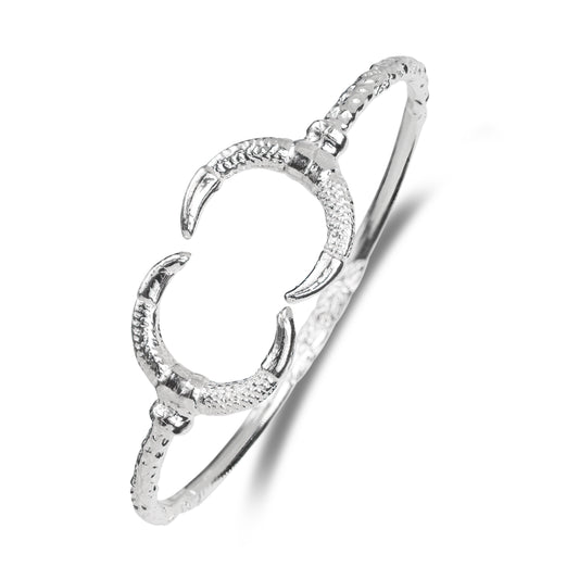 Better Jewelry .925 Sterling Silver Crescent Horn Bangle (1 piece)