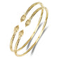 Better Jewelry Cocoa Pods .925 Sterling Silver West Indian Bangles (pair)