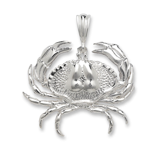 Better Jewelry .925 Sterling Silver Crab Pendant