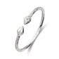 Better Jewelry Spear .925 Sterling Silver West Indian Bangles, 1 piece