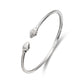 Better Jewelry Elegant Pointed Ends .925 Sterling Silver West Indian Bangles (Pair)