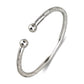 Better Jewelry Ball .925 Sterling Silver West Indian Bangles (65 g) (1 pair)