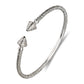 Better Jewelry Evergreen .925 Sterling Silver West Indian Bangles  (1 piece)