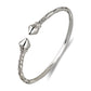 Better Jewelry Cone Ends .925 Sterling Silver West Indian Bangles 47.7 Grams (Pair) (MADE IN USA) (3mm)