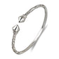 Better Jewelry Cone Ends .925 Sterling Silver West Indian Bangles 23.8 Grams (1 Piece) (MADE IN USA) (3mm)