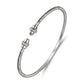 Better Jewelry Ridged Belt .925 Sterling Silver West Indian Bangles (1 Piece)