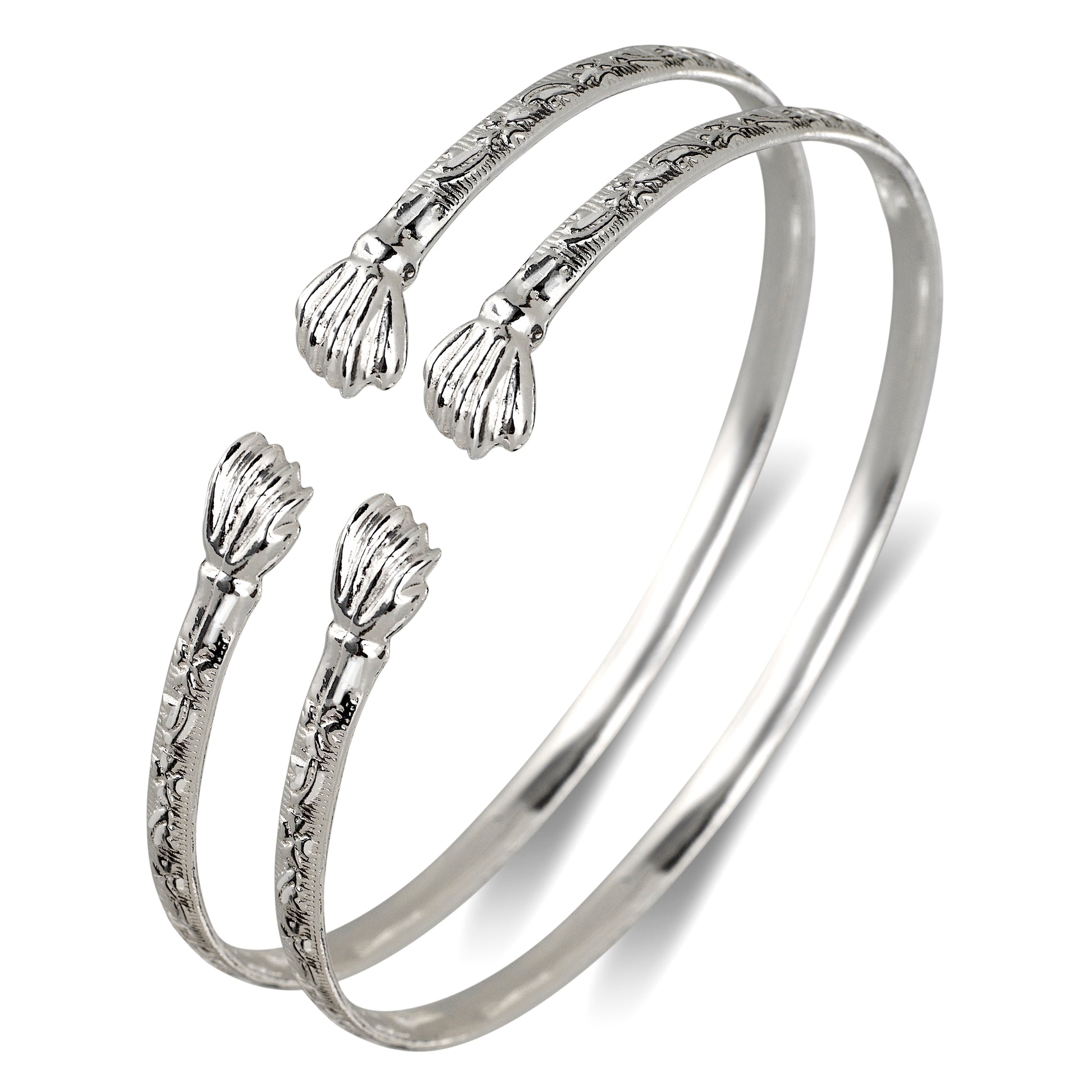 New fashion kada bracelet in 92.5 sterling silver