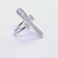 Better Jewelry Etched Ankh Ring .925 Solid Sterling Silver Ring (7.5 grams)